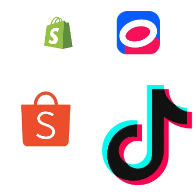 TikTok、Shopee、Shopify 平台